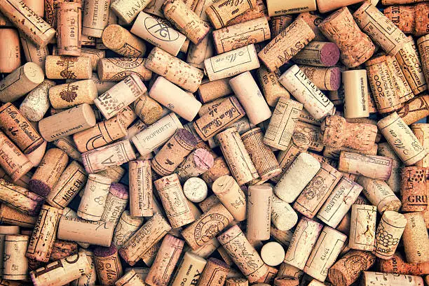Photo of Wine corks background