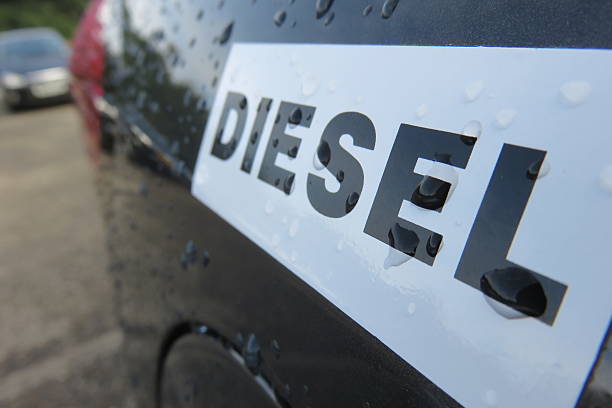 istock Diesel sign on the car 486403672