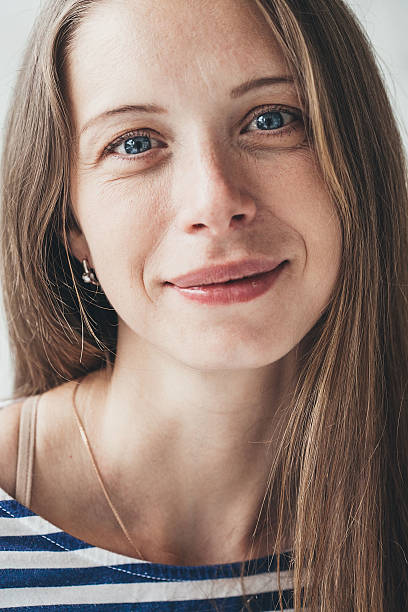 istock Beautiful young woman portrait smiling 486407586
