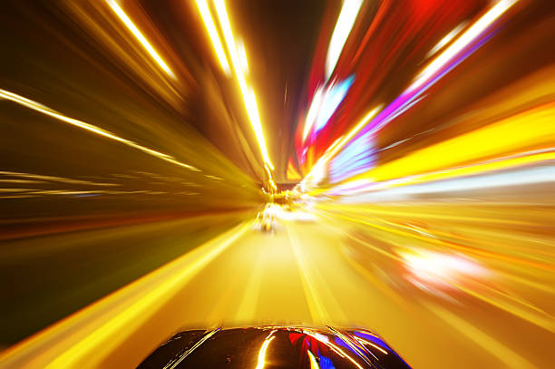 istock car on the road with motion blur background 486415757