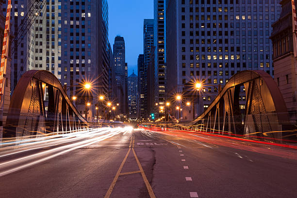 istock Famous LaSalle Street Bridge 486415921