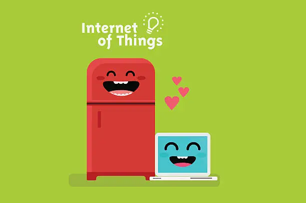 Vector illustration of internet of things