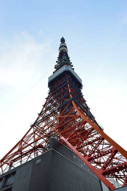 le red tour de tokyo, japon - deck surveillance contemplation tokyo prefecture photos et images de collection