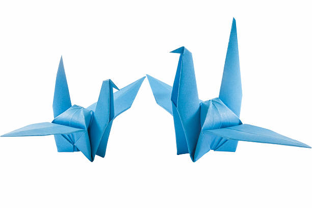 istock couple blue birds made from paper 486418771