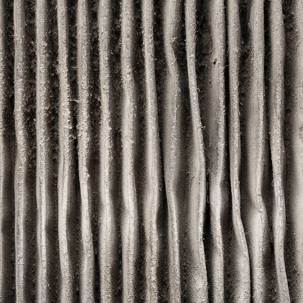 istock Close up outside of dirty air filter 486419295