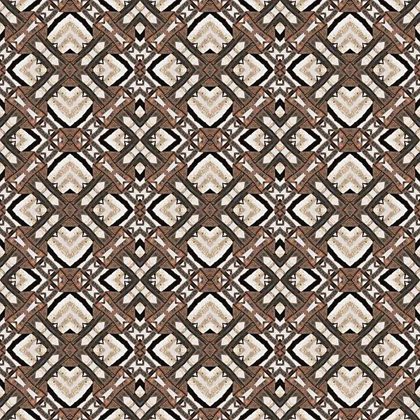 Repeated pattern with 4 fold symmetry, rusty iron girders, industrial feel wallpaper/background.