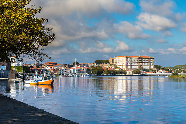Vila do Conde harbour with Saint Clara monastery