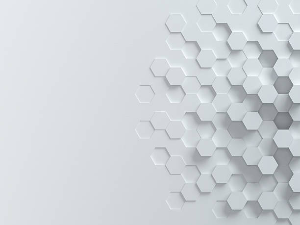 hexagonal abstract 3d background hexagonal abstract 3d background honeycomb stock pictures, royalty-free photos & images