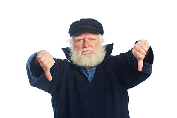 istock Elderly man giving thumbs down 486425844