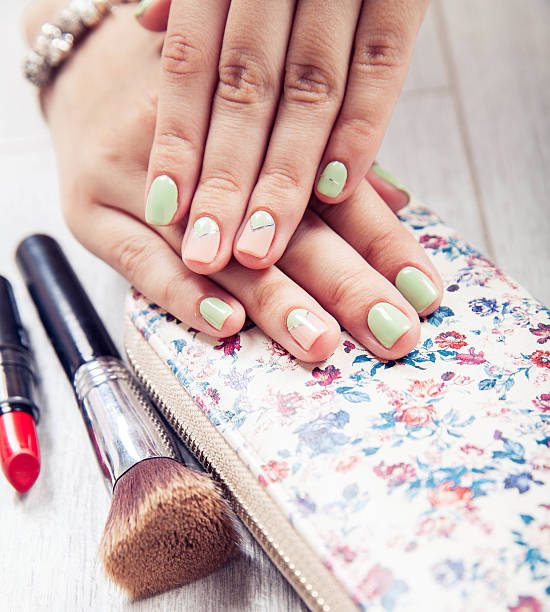 istock female set to exit, purse, bracelet, lipstick, brush 486435792