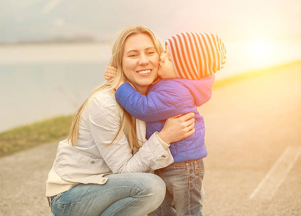istock Happiness Mother and son funning outdoor 486437958