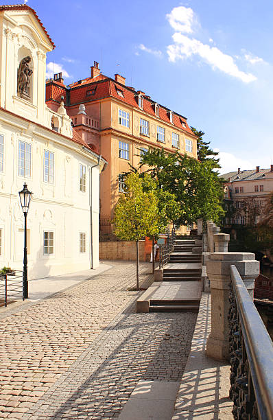 istock Embankment in Prague 486439541
