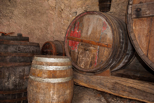 istock old wooden barrels 486440245