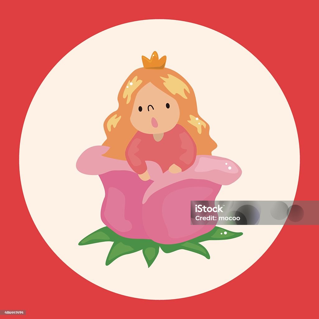 fairytale princess theme elements Adult stock vector