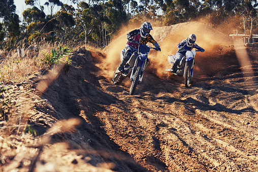 Shot of two motocross racers in actionhttp://195.154.178.81/DATA/i_collage/pi/shoots/783228.jpg
