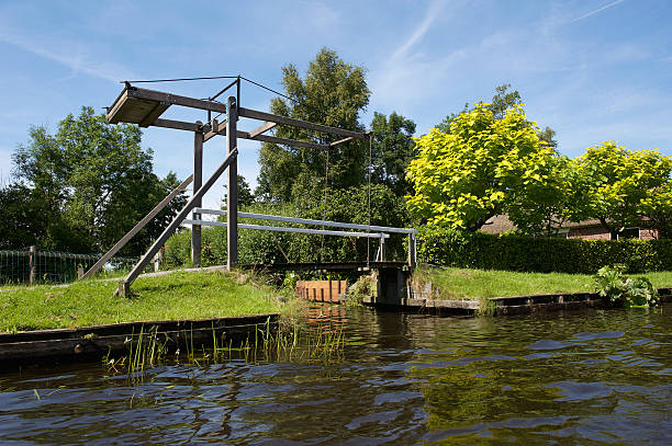 istock Drawbridge in the village Dwarsgracht 486442694