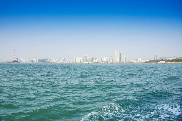istock View of Xiamen city  from ship 486442905