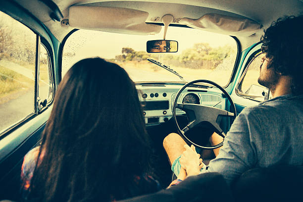 istock Couple on a road trip 486443341