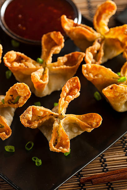istock Asian Crab Rangoons with Sweet and Sour Sauce 486443753
