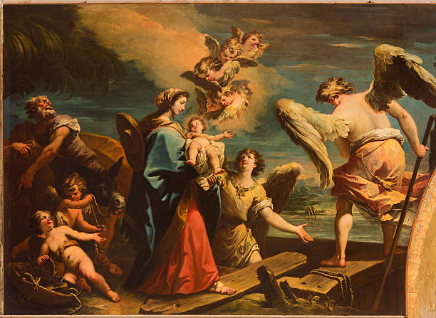 istock Venice - The Flight into Egypt  in church st. Stephen. 486445667