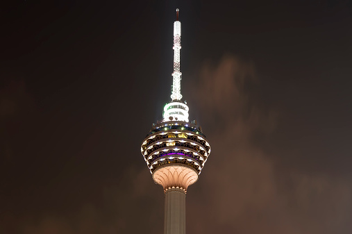 The second tallest tower in the country with its height of 421 m. It stands on a hill in the city center in Kuala Lumpur