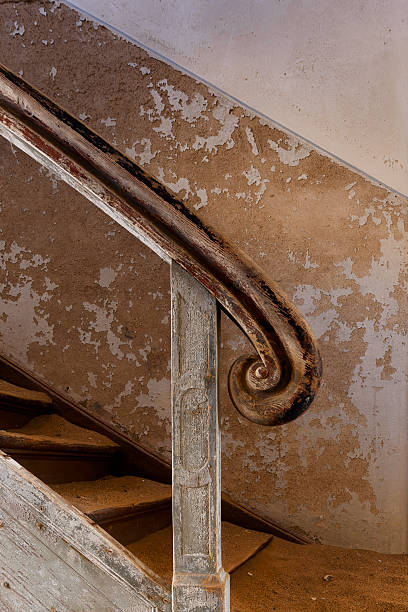 istock Kolmanskop Staircase and Sand Dunes 486447128