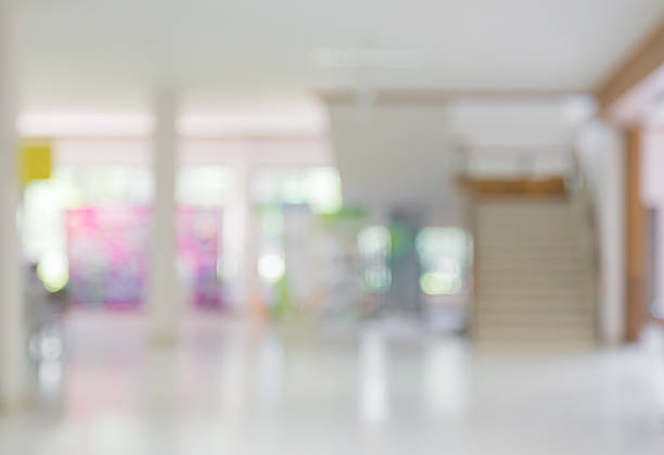 istock abstract blur  background of window and building mall with bokeh 486449992