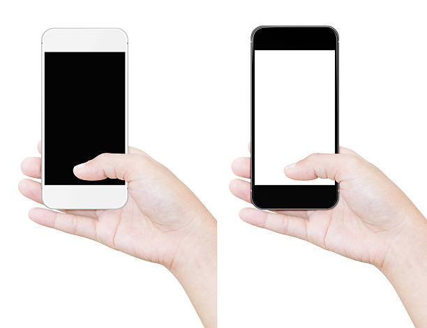 istock hand holding phone clipping path isolated white 486451750