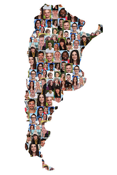 istock Argentina map multicultural group of young people integration 486451762