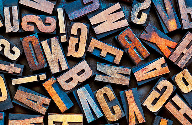 istock vintage letterpress wood type background 486455848