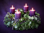 Christmas advent wreath