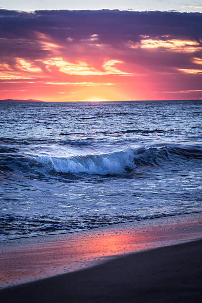 istock Orange and Pink Sunset at Laguna Beach, California 486456606