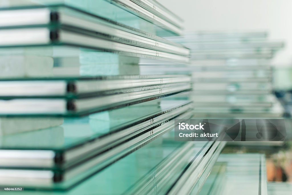 Sheets Of Tempered Window Glass Stock Photo - Download Image Now - Glass -  Material, Window, Manufacturing - iStock