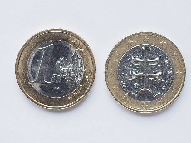istock Slovak 1 Euro coin 486463282
