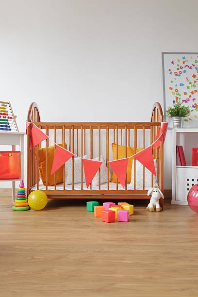 istock Beautiful room for newborn child 486468822