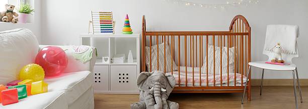 istock Beautiful room for baby child 486468908