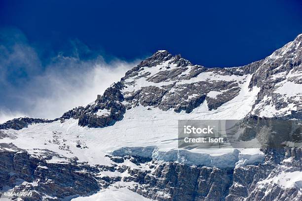 Kanchenjunga Everesteworldcontinentskgm Circuito Nepal Motivos - Fotografias de stock e mais imagens de Ao Ar Livre
