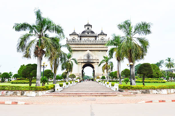 istock Patuxai most recognisable landmarks in Vientiane, Laos 486470613