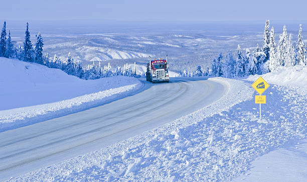 istock Trucking in the Remote Winter Wilderness 486471575