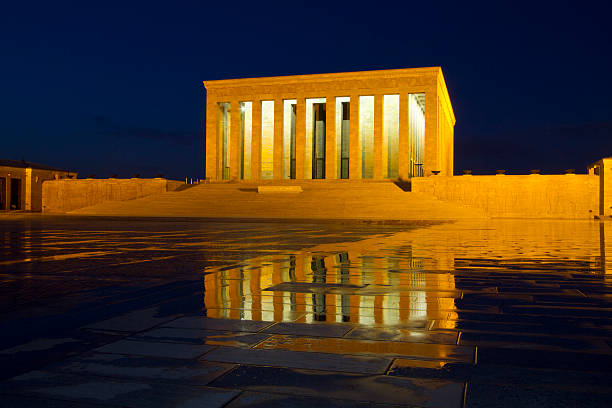 istock Anitkabir at night -  Ataturk Mausoleum 486471871