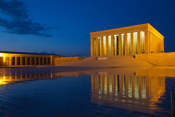 istock Anitkabir at night -  Ataturk Mausoleum 486472573