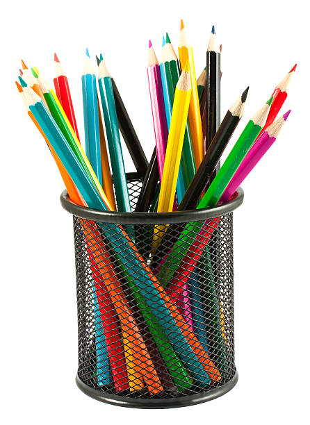istock Colorful pencils in holder 486473352