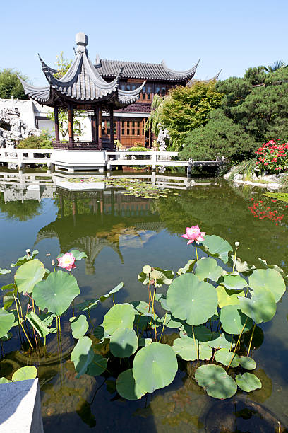 Chinese Garden in Portland Oregon state, USA