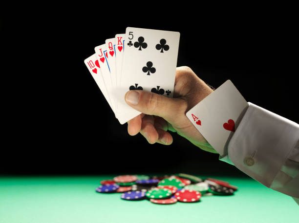 istock Gambling and Cheating at a Game of Cards 486475831