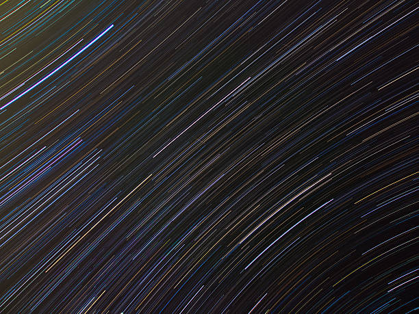 istock Abstract background with Orion star trails in the night sky 486476083