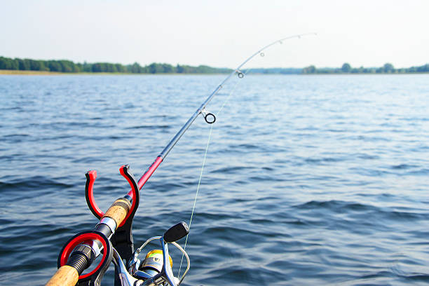 istock Sea Fishing with Spinning 486484368