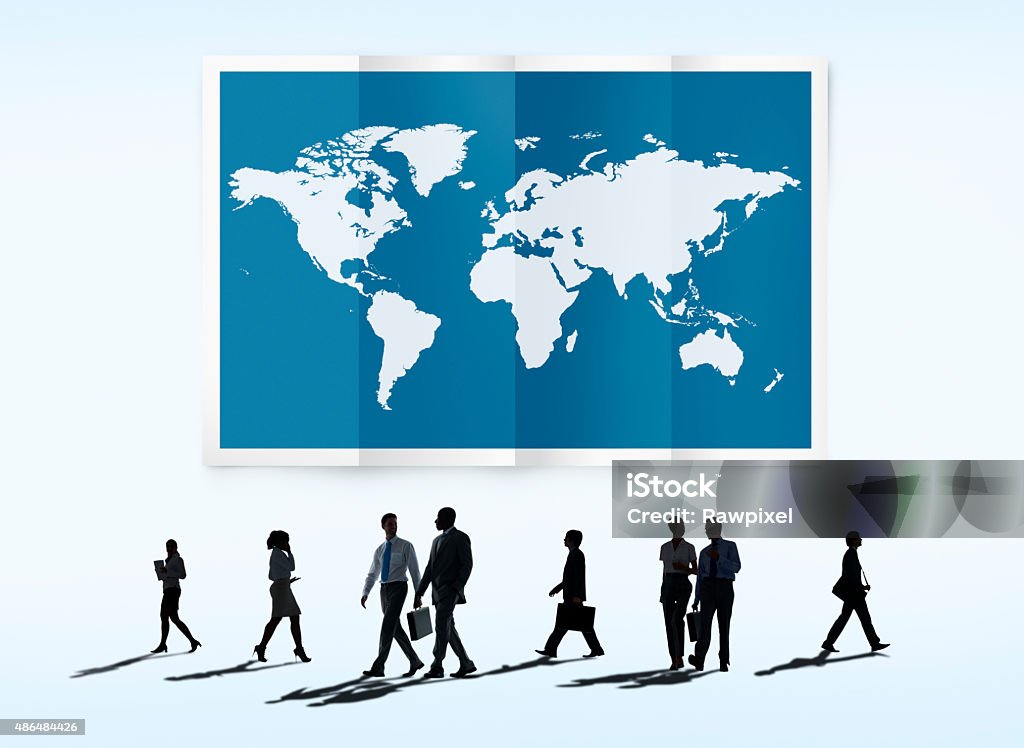 World Global Business Cartography Globalization International Co World Global Business Cartography Globalization International Concept 2015 Stock Photo