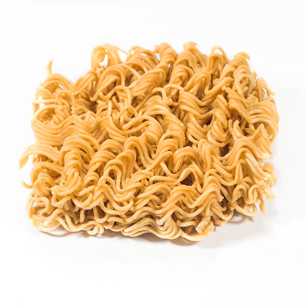 istock Instant noodles isolated on a white background 486486980
