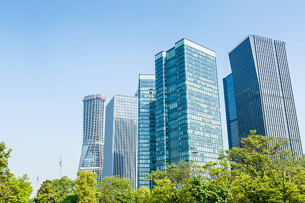 istock Hangzhou skyscrapers scenery， in China 486499576