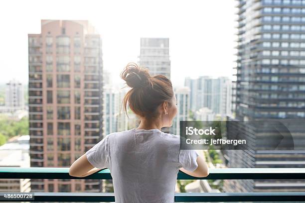 This City Looks So Pretty Stock Photo - Download Image Now - Apartment, Balcony, Building Exterior
